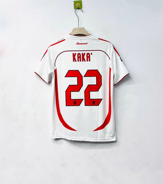 Ac milan 2006-07 away Kaka half sleeves retro