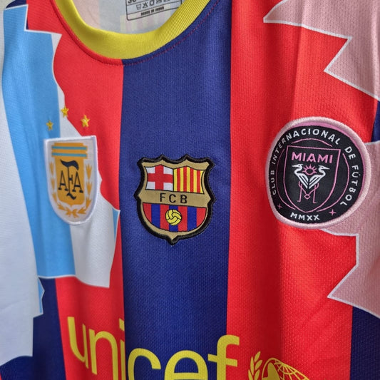 Limited edition messi all tribut half sleeves