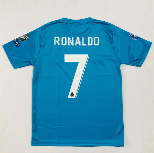 Real Madrid 2017-18 Third Ronaldo - Half and Embroider PREMIUM