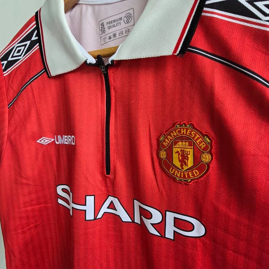 Manchester United 1998-99 D. Beckham half sleeves