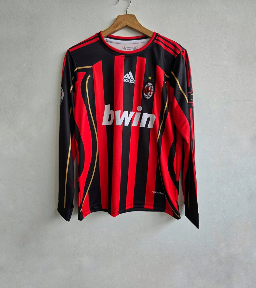 Ac Milan 2006-07 home Maldini full sleeves retro