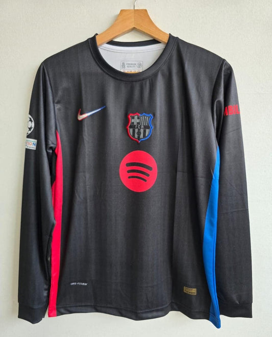 FC Barcelona 2024-25 Away Embroidery Full Sleeves PREMIUM QUALITY