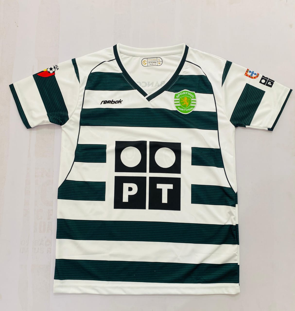 Sporting lisbon C.Ronaldo half sleeves retro