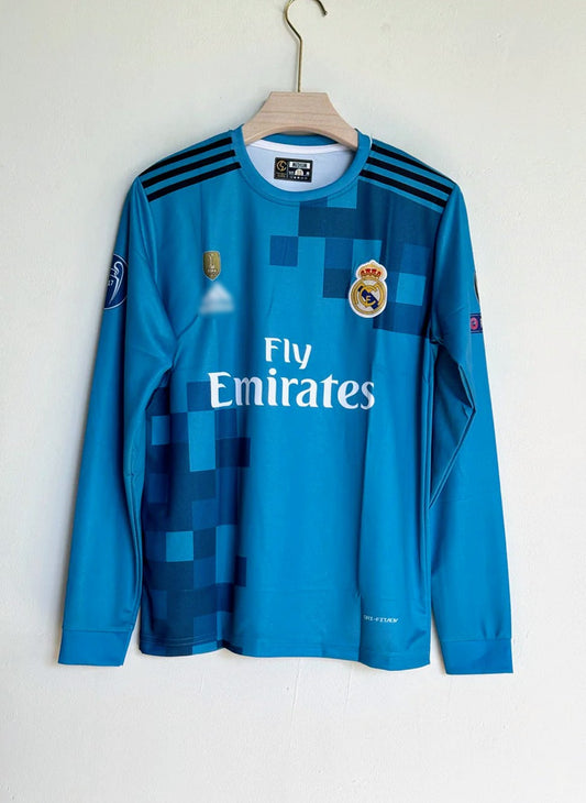 Real Madrid 2017-18 third full sleeve Embroidery RONALDO (PREMIUM QUALITY)